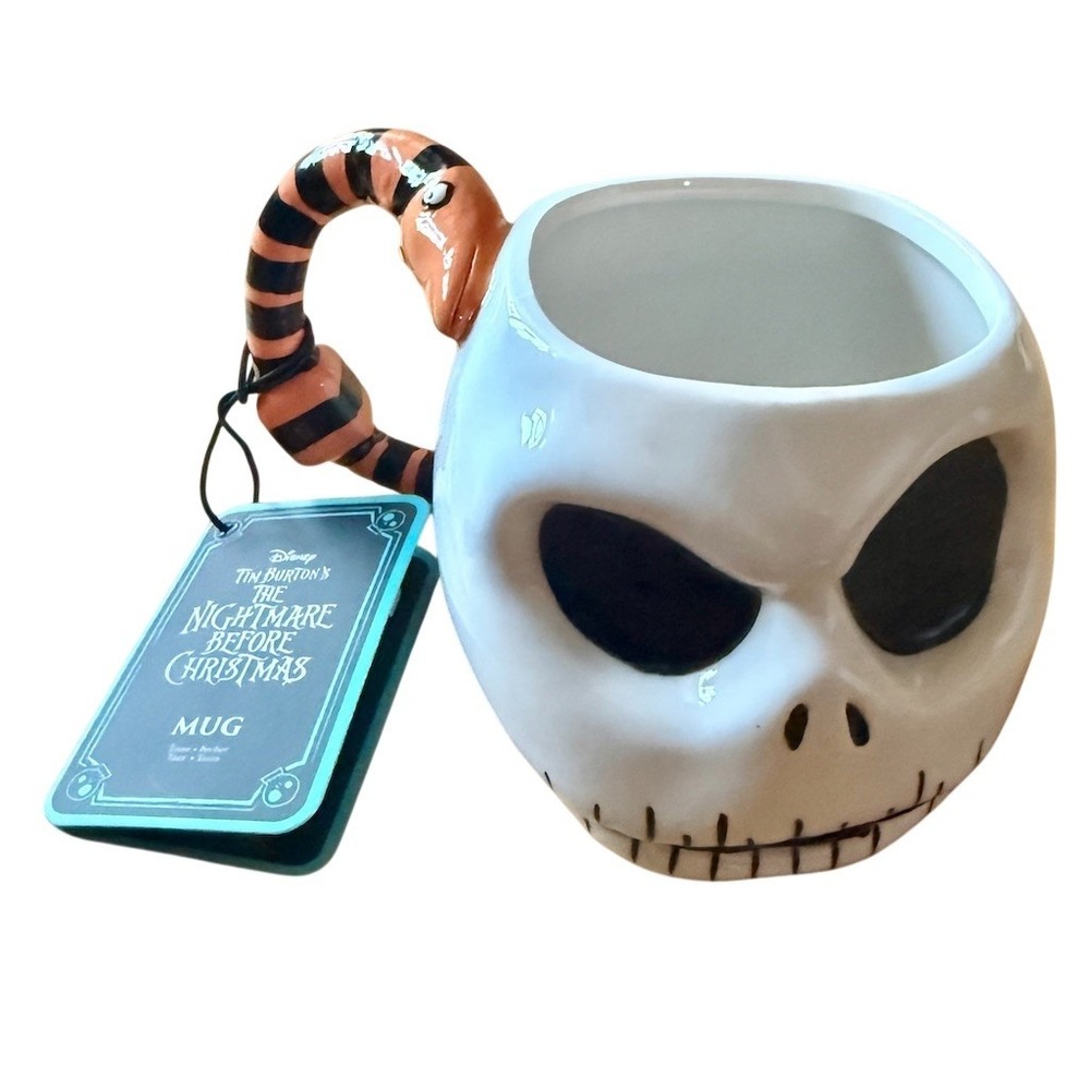 Disney Nightmare Before Christmas Jack Skellington Figural Mug Halloween 3D NBC
